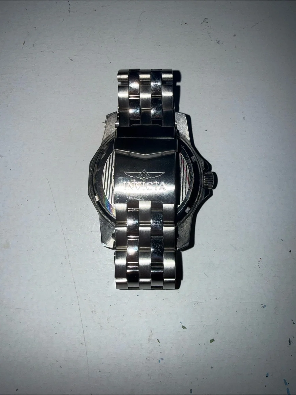 Invicta Silver-Tone Men's Bracelet Watch